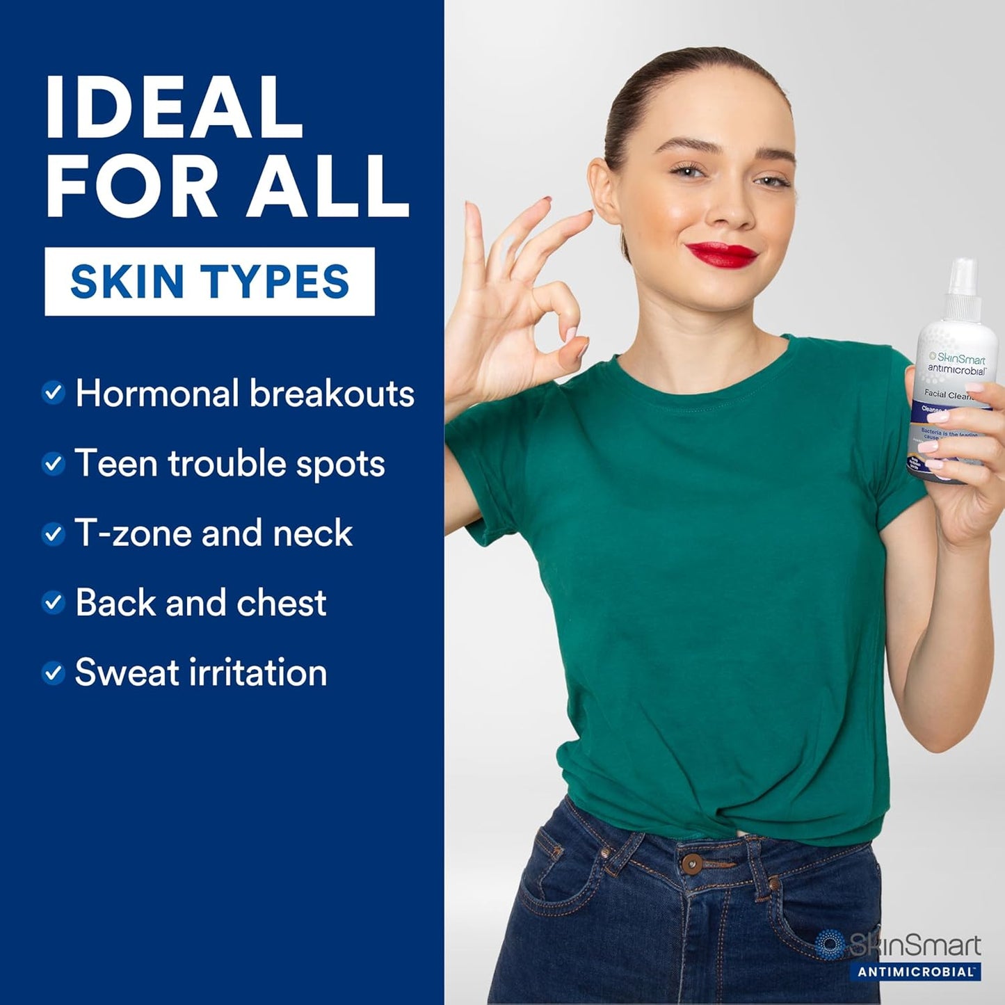 Hypochlorous Acid Facial Cleanser Spray for Breakouts